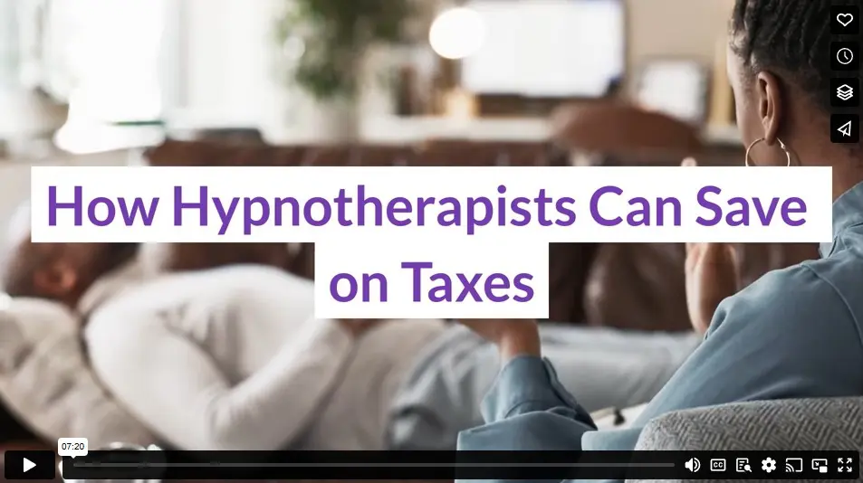 How Hypnotherapists Can Save on Taxes