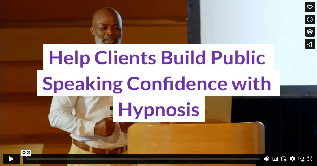 Help Clients Build Public Speaking Confidence with Hypnosis
