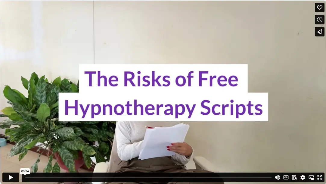 The Risks of Free Hypnotherapy Scripts