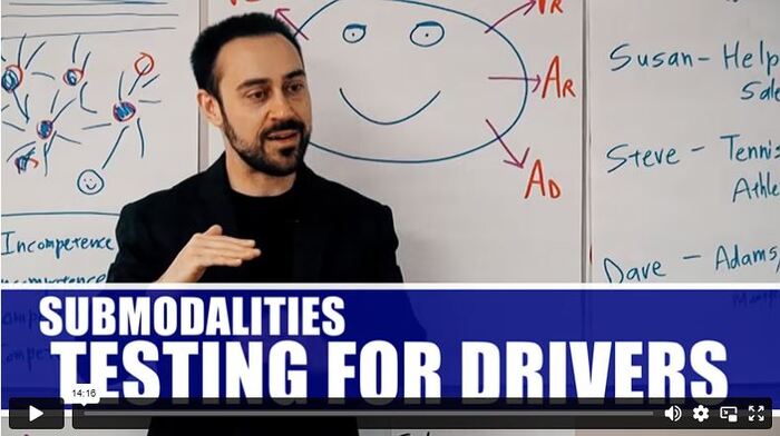Submodalities TESTING FOR DRIVERS