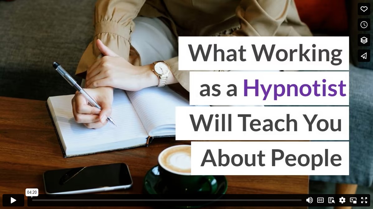 What Working as a Hypnotist Will Teach You About People