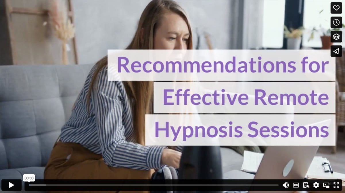 Recommendations for Effective Remote Hypnosis Sessions