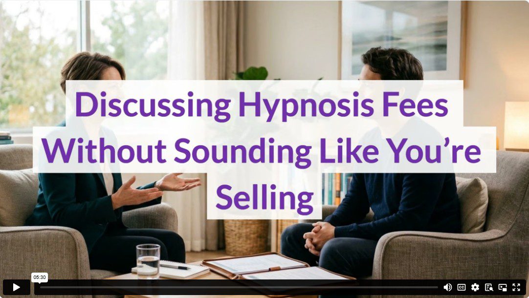 Discussing Hypnosis Fees Without Sounding Like You’re Selling